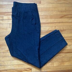 Size Large J. Jill Heathered Gray Ponte Pants Slim Leg